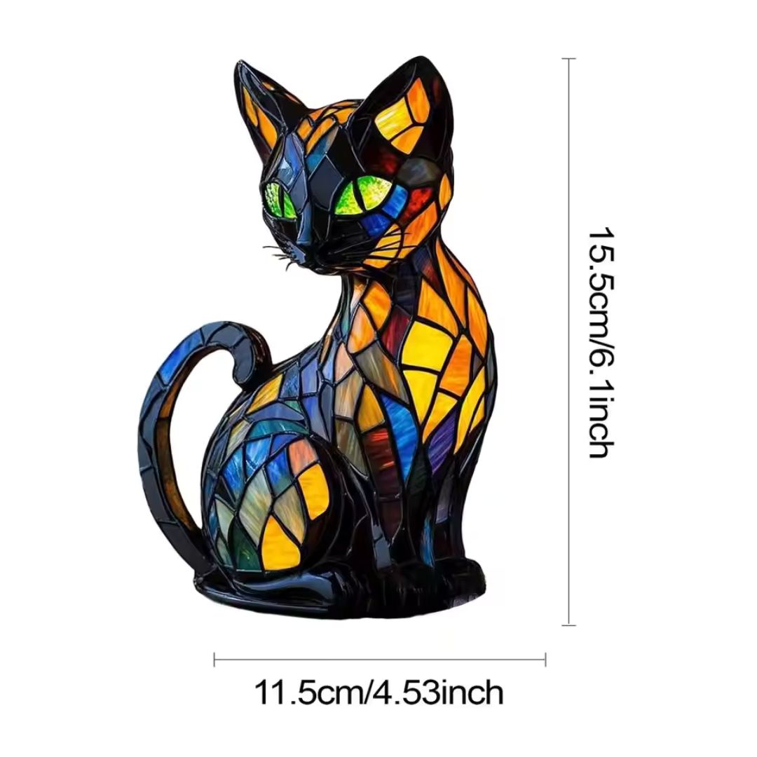 Lumakatze Tiffany Lampe