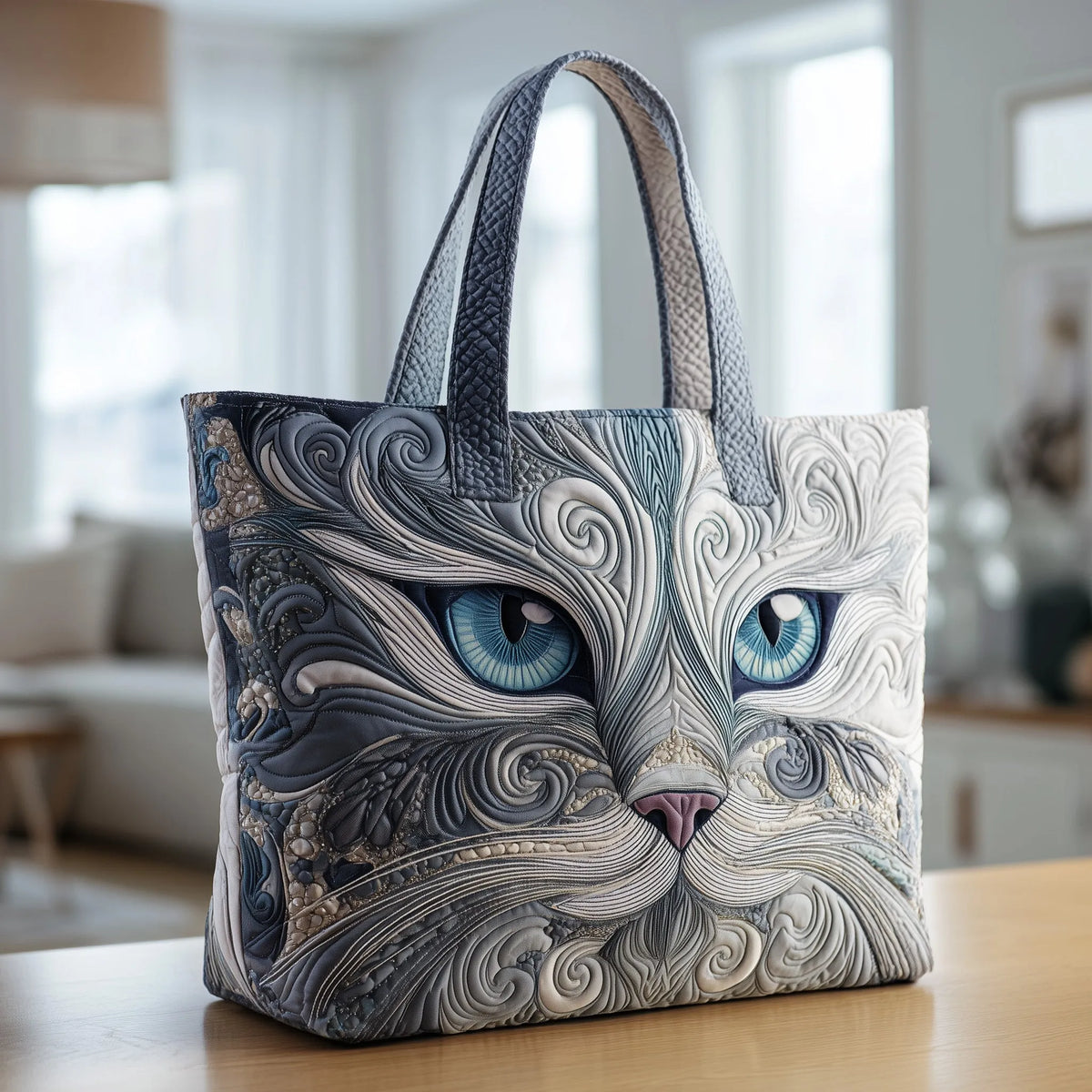 Tragetasche mit Katzenmotiv