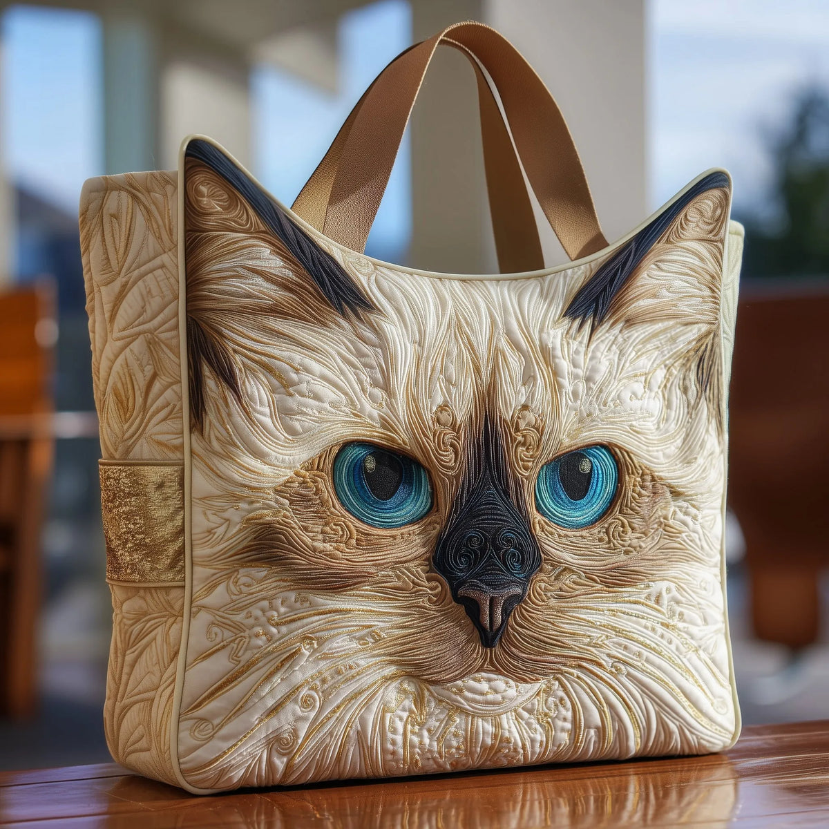 Tragetasche mit Katzenmotiv