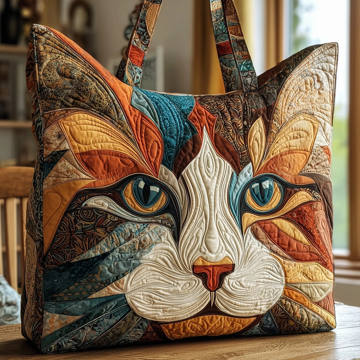 Tragetasche mit Katzenmotiv