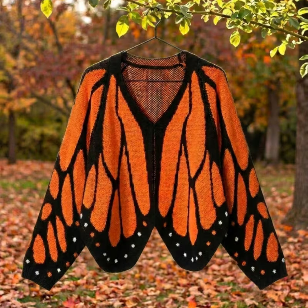 Falterglück Alpaka-Strickjacke