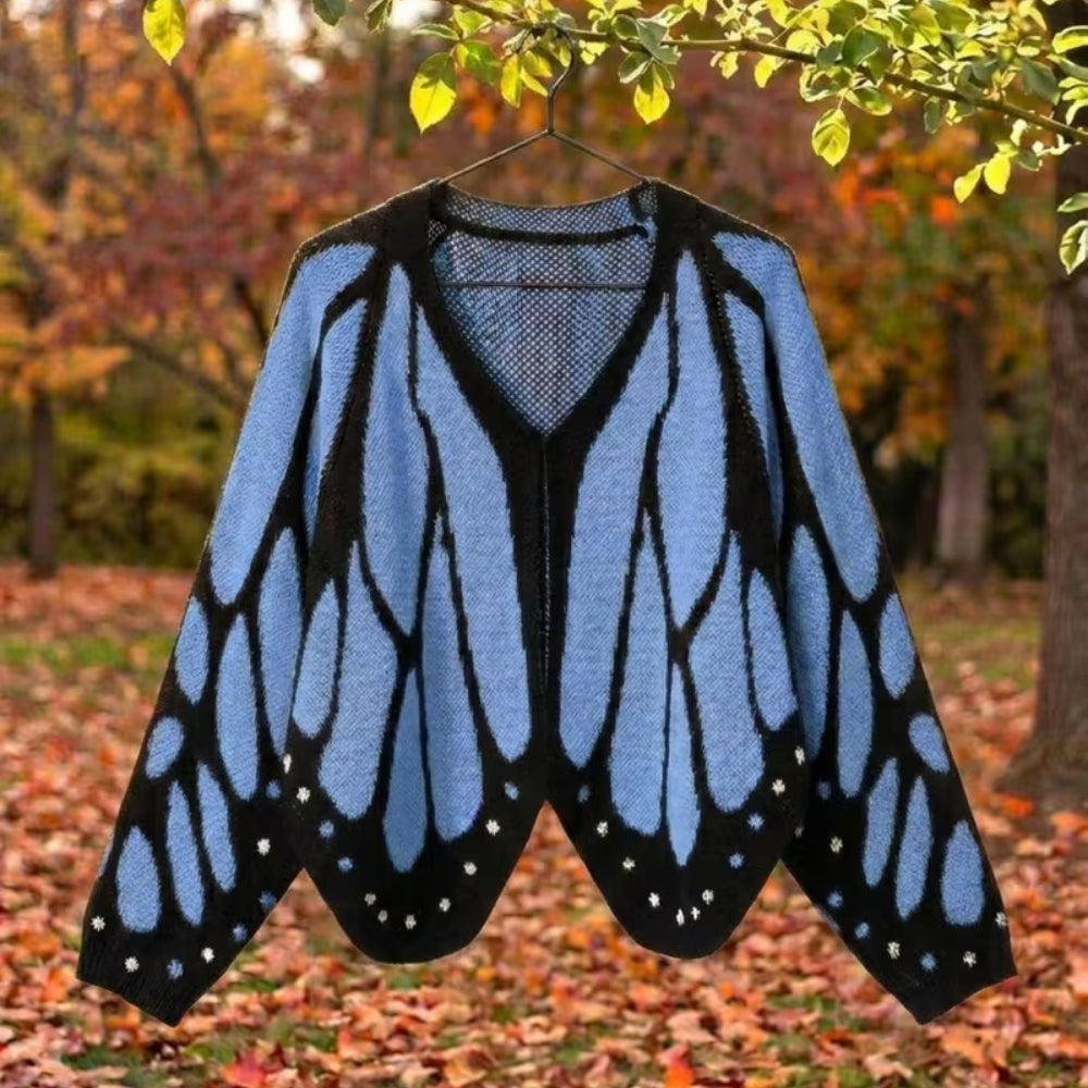 Falterglück Alpaka-Strickjacke