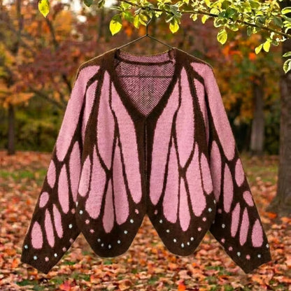 Falterglück Alpaka-Strickjacke