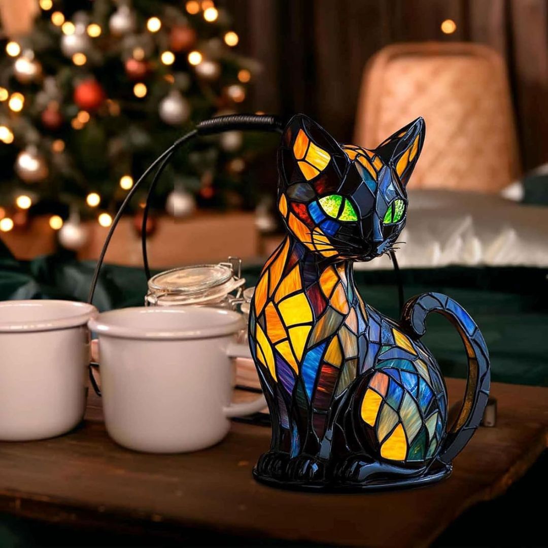 Lumakatze Tiffany Lampe