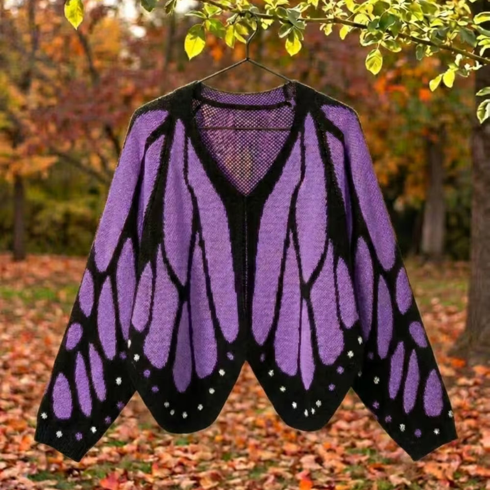 Falterglück Alpaka-Strickjacke
