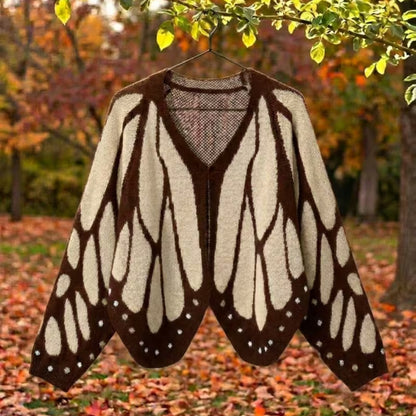 Falterglück Alpaka-Strickjacke