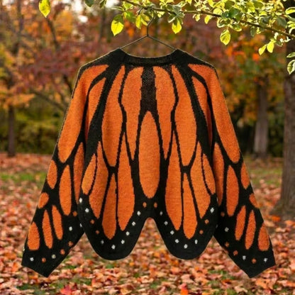 Falterglück Alpaka-Strickjacke