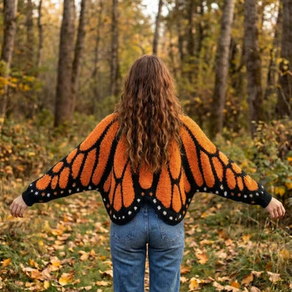 Falterglück Alpaka-Strickjacke