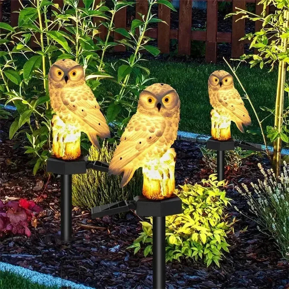 Lumaeule Solar-Gartenlampe
