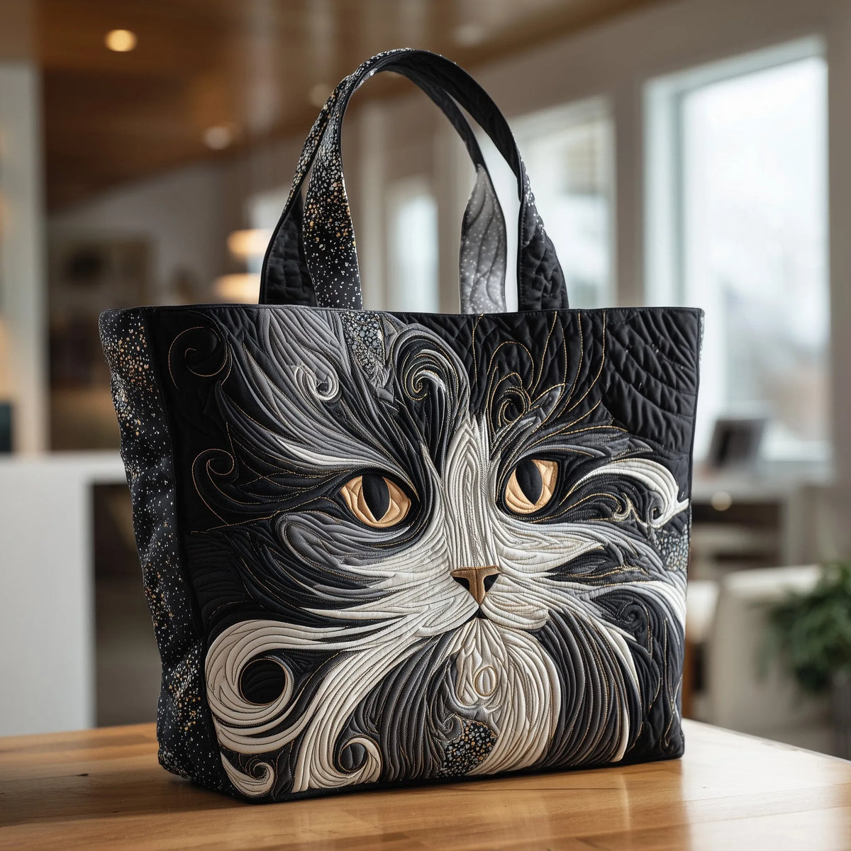 Tragetasche mit Katzenmotiv