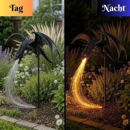 Lumadrache Solar-Gartenlampe