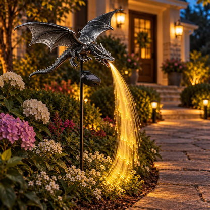 Lumadrache Solar-Gartenlampe