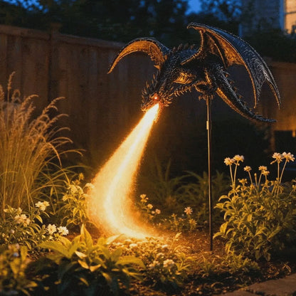 Lumadrache Solar-Gartenlampe